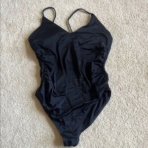 Black One-Piece Swimsuit